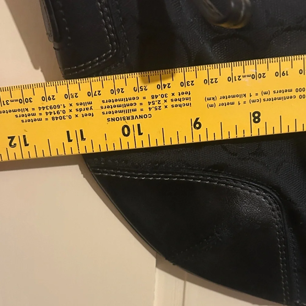 Coach Black Signature Hobo Bag - Picture 6 of 16